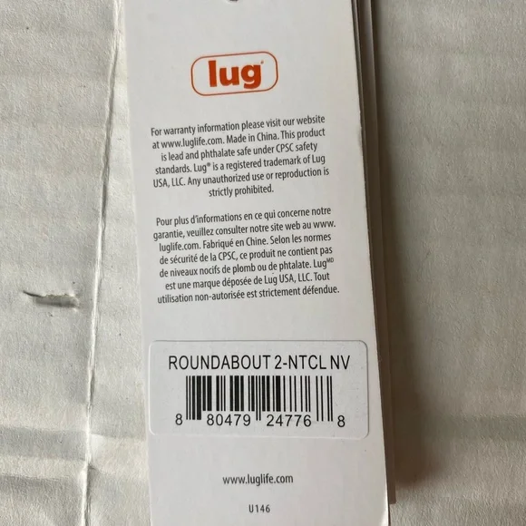 Lug Roundabout 2 Convertible Wallet Crossbody Nautical Navy New - Picture 13 of 16